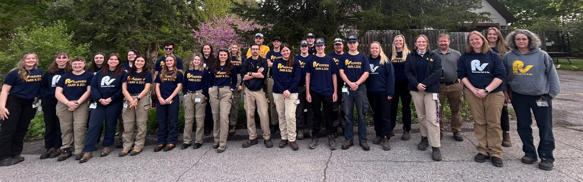 group photo of Park and Zoo Staff 2024